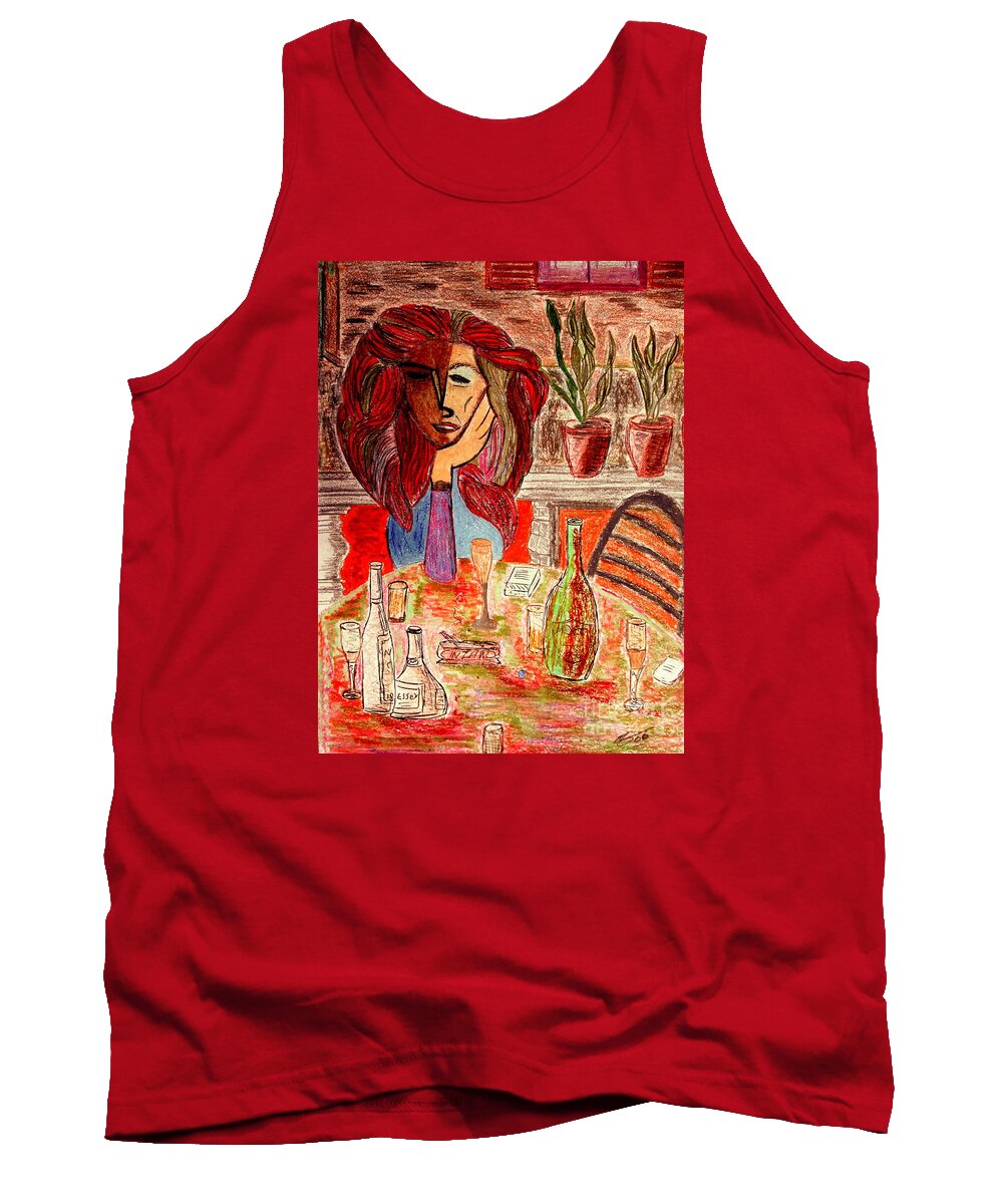 Dorothy Tank Top featuring the painting Dorothys Birthday party by Bill OConnor
