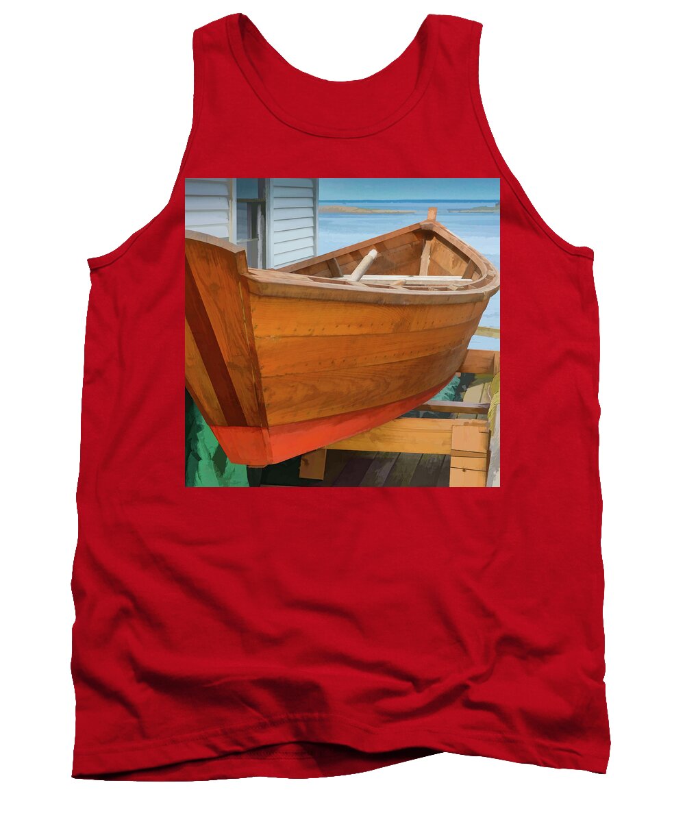 Boat Tank Top featuring the photograph Dory by David Thompsen