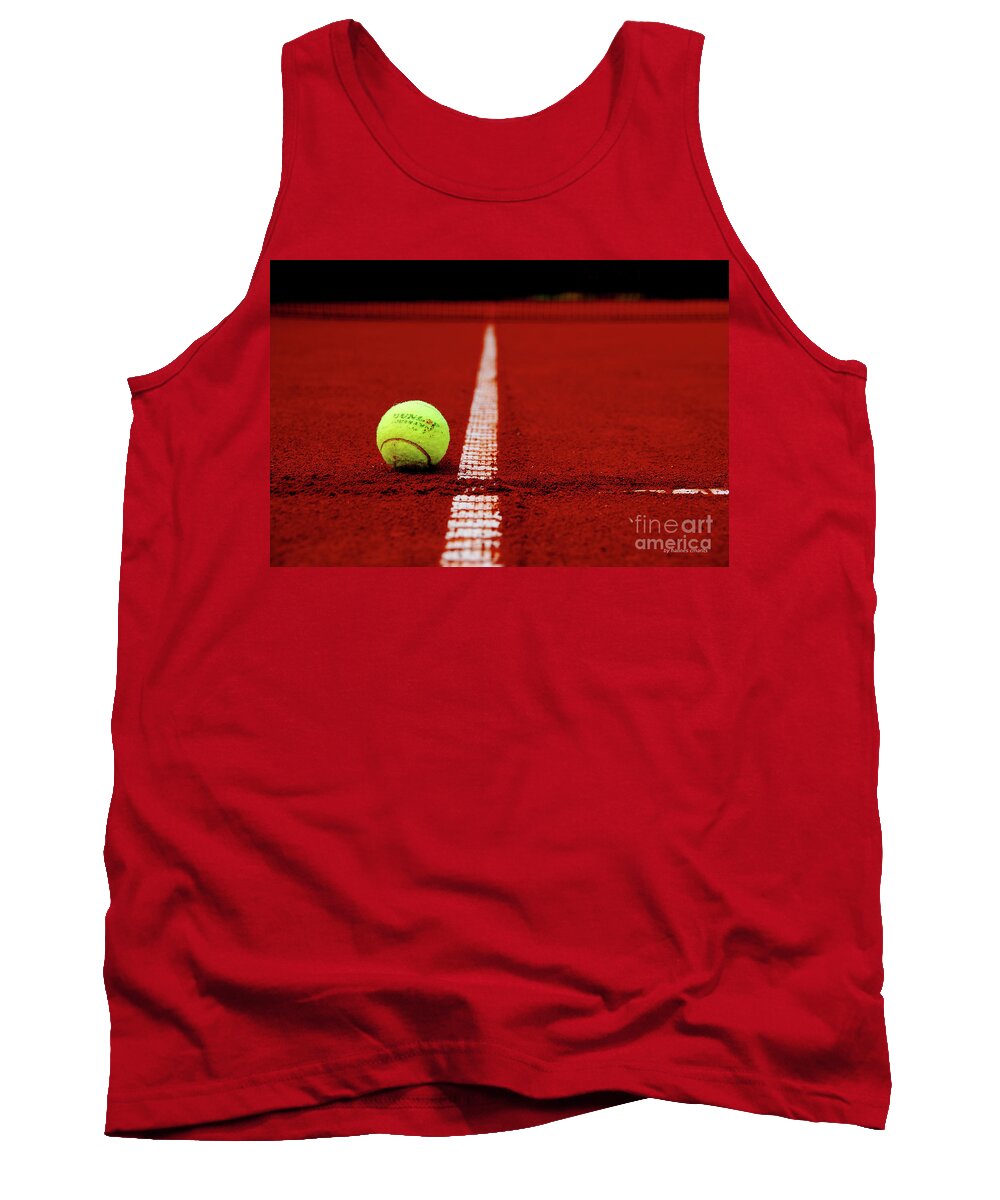 Tennis Tank Top featuring the photograph Down And Out by Hannes Cmarits