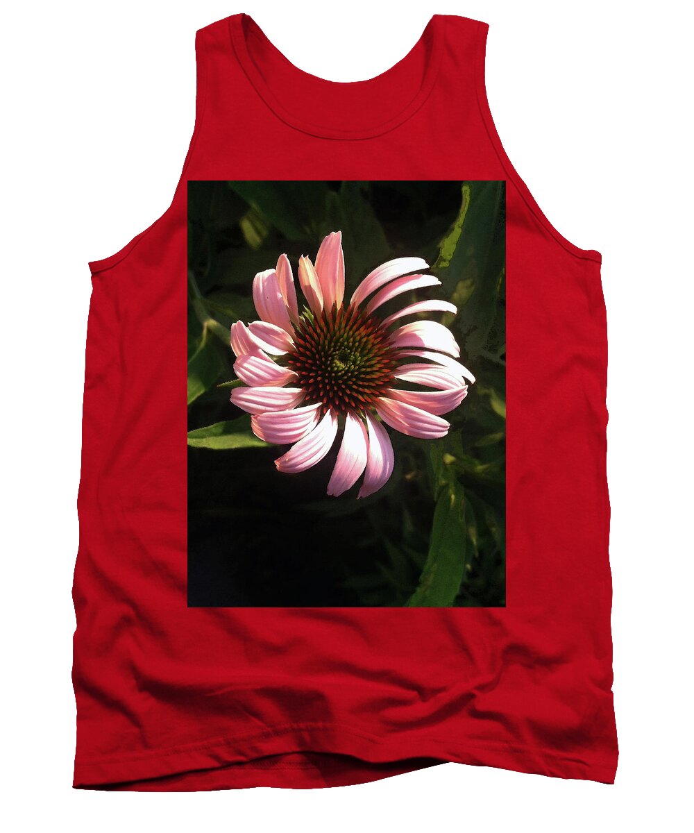 Flower Tank Top featuring the photograph Echinacea by Steve Karol