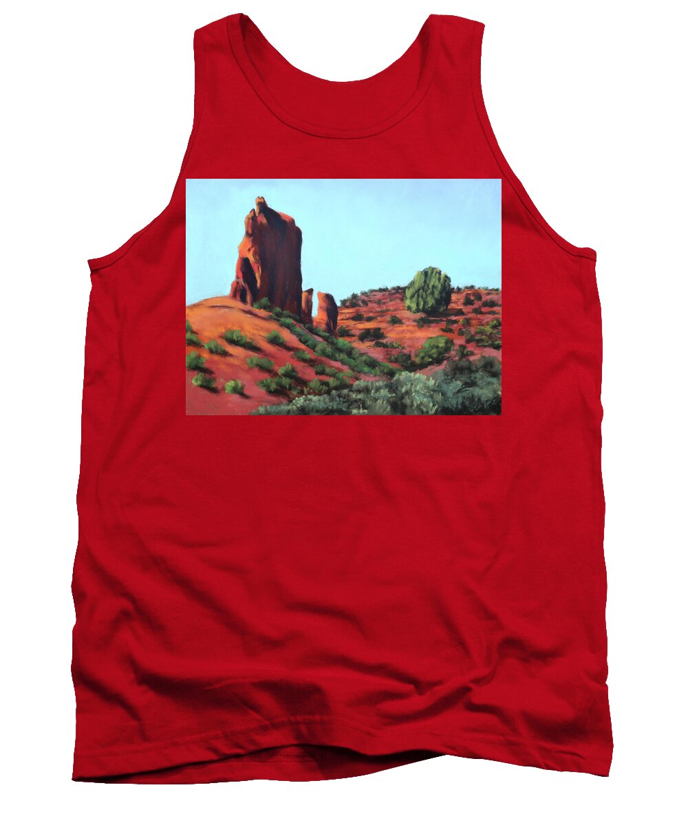 Landscape Tank Top featuring the painting Echo by Sandi Snead