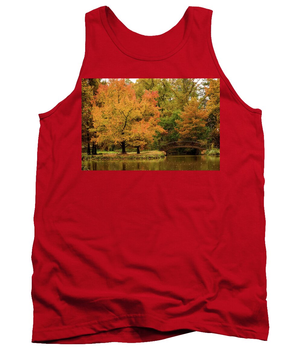 Jay Stockhaus Tank Top featuring the photograph Fall at the Arboretum by Jay Stockhaus