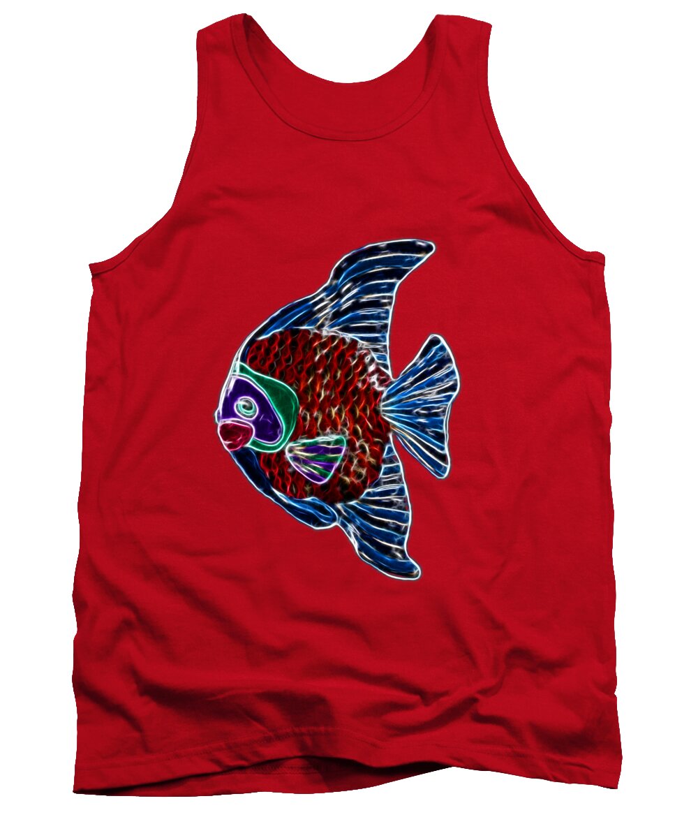 Fish Tank Top featuring the photograph Fish In Water by Shane Bechler