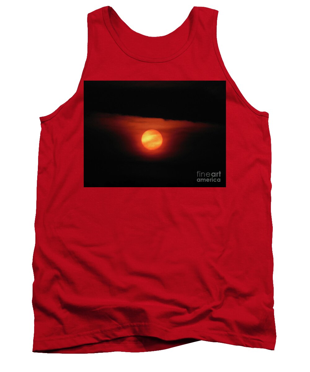 Full Harvest Tank Top featuring the photograph Full Harvest Moon by Rockin Docks Deluxephotos