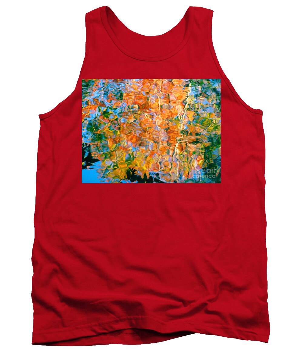  Colorful Liquid Tank Top featuring the photograph Grateful Heart by Sybil Staples