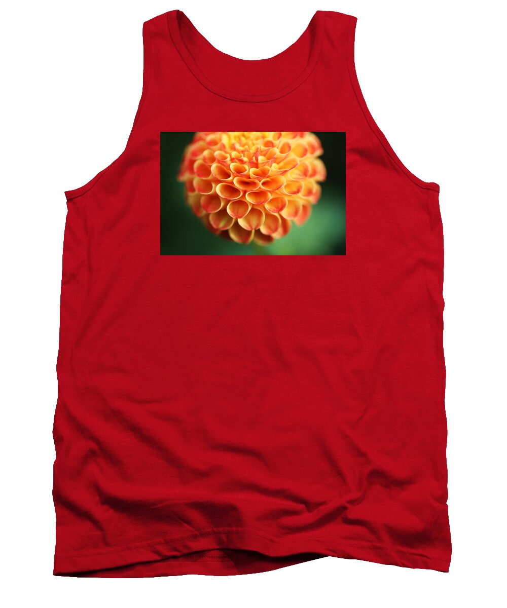 Dahlia Tank Top featuring the photograph Honeycomb Dahlia by Tammy Pool