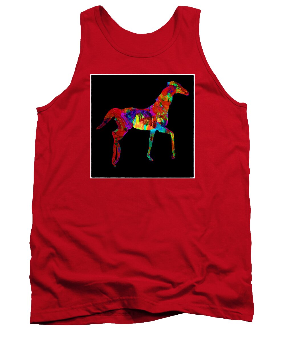 Horse Tank Top featuring the photograph Horse by James Bethanis