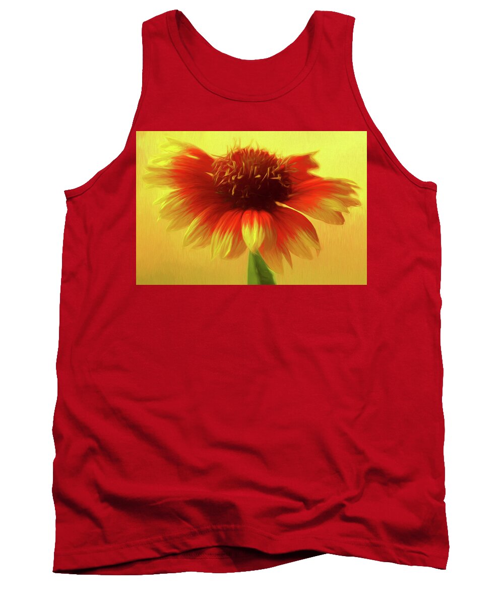 Mum Tank Top featuring the photograph Indian Summer - 365-178 by Inge Riis McDonald