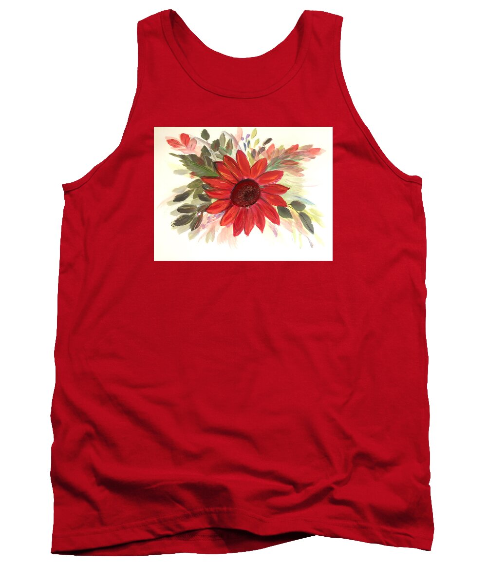 Card Tank Top featuring the painting Just for You by Dorothy Maier