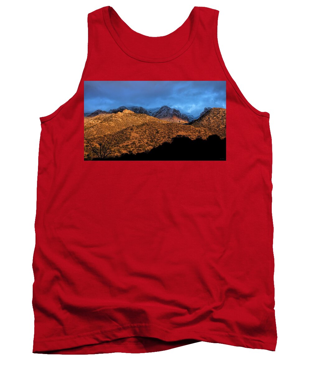 Landscape Tank Top featuring the photograph Layers of Light by Michael McKenney