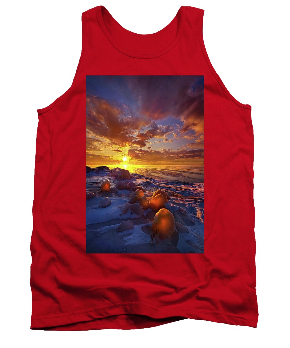 Clouds Tank Top featuring the photograph Lost Titles, Forgotten Rhymes by Phil Koch