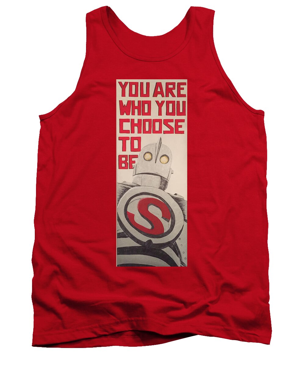 Iron Tank Top featuring the painting Make Your Choice by Edmund Royster