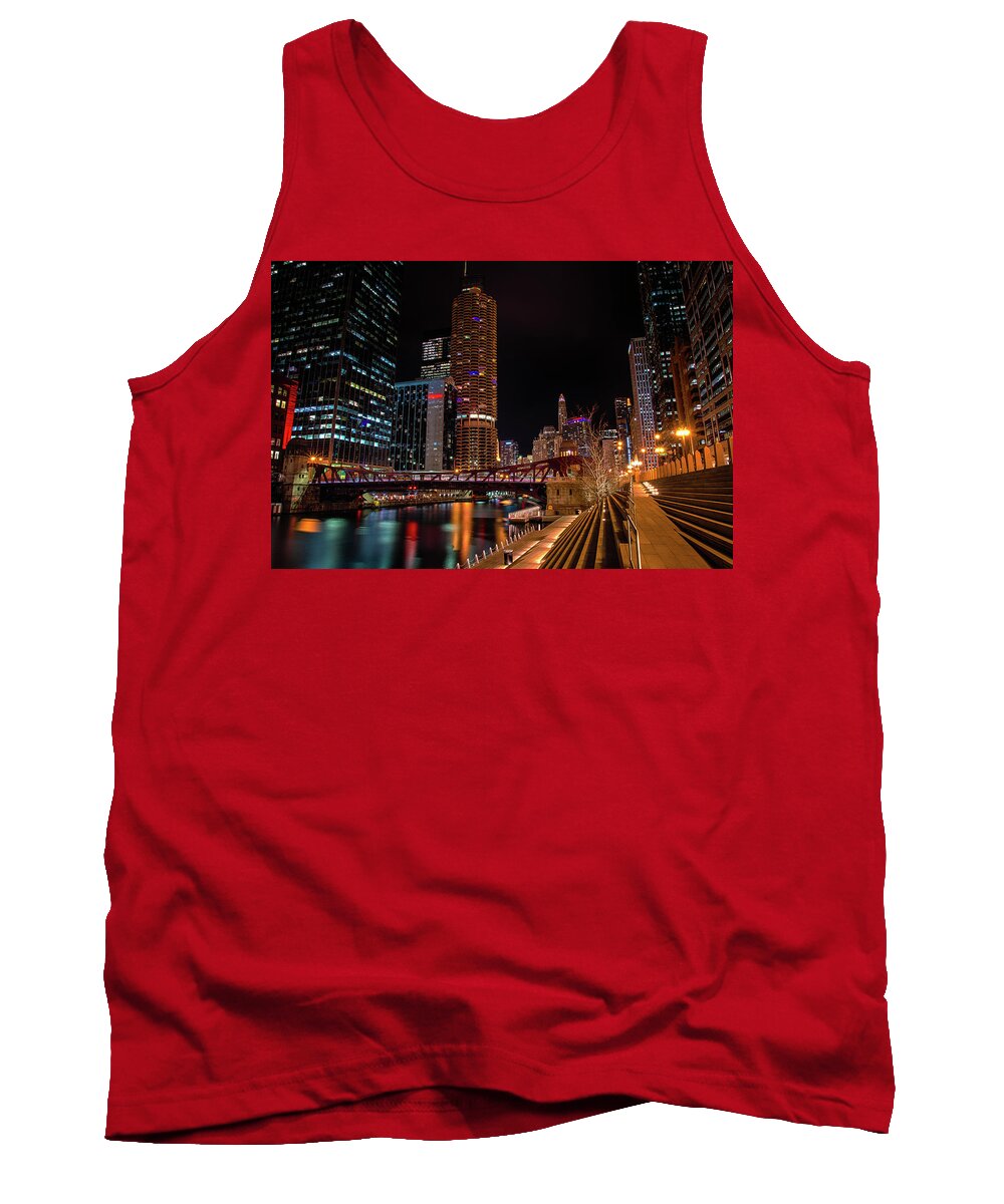 Chicago Tank Top featuring the photograph Marina Towers by Raf Winterpacht