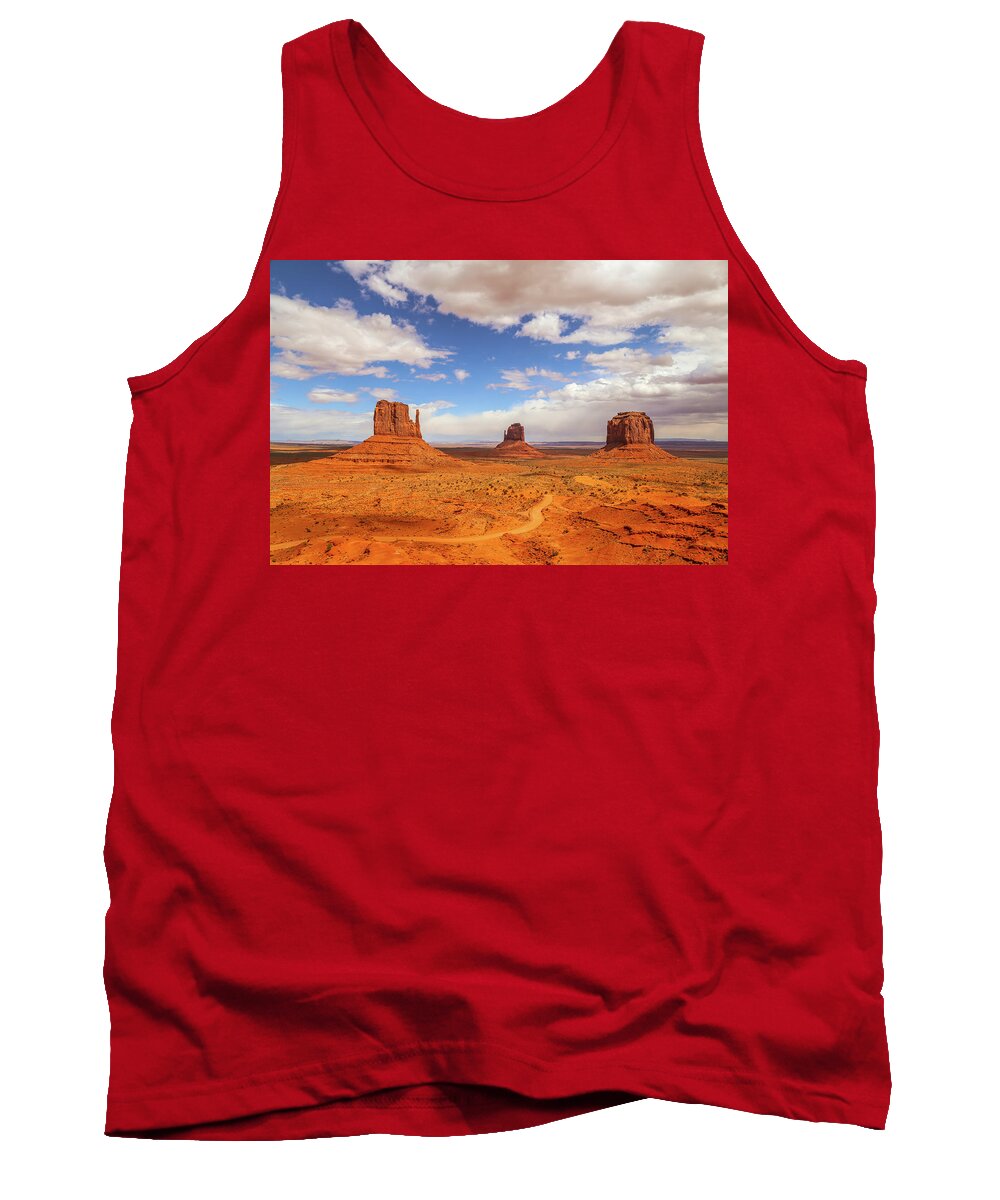 Usa Tank Top featuring the photograph Monument Valley by Alberto Zanoni