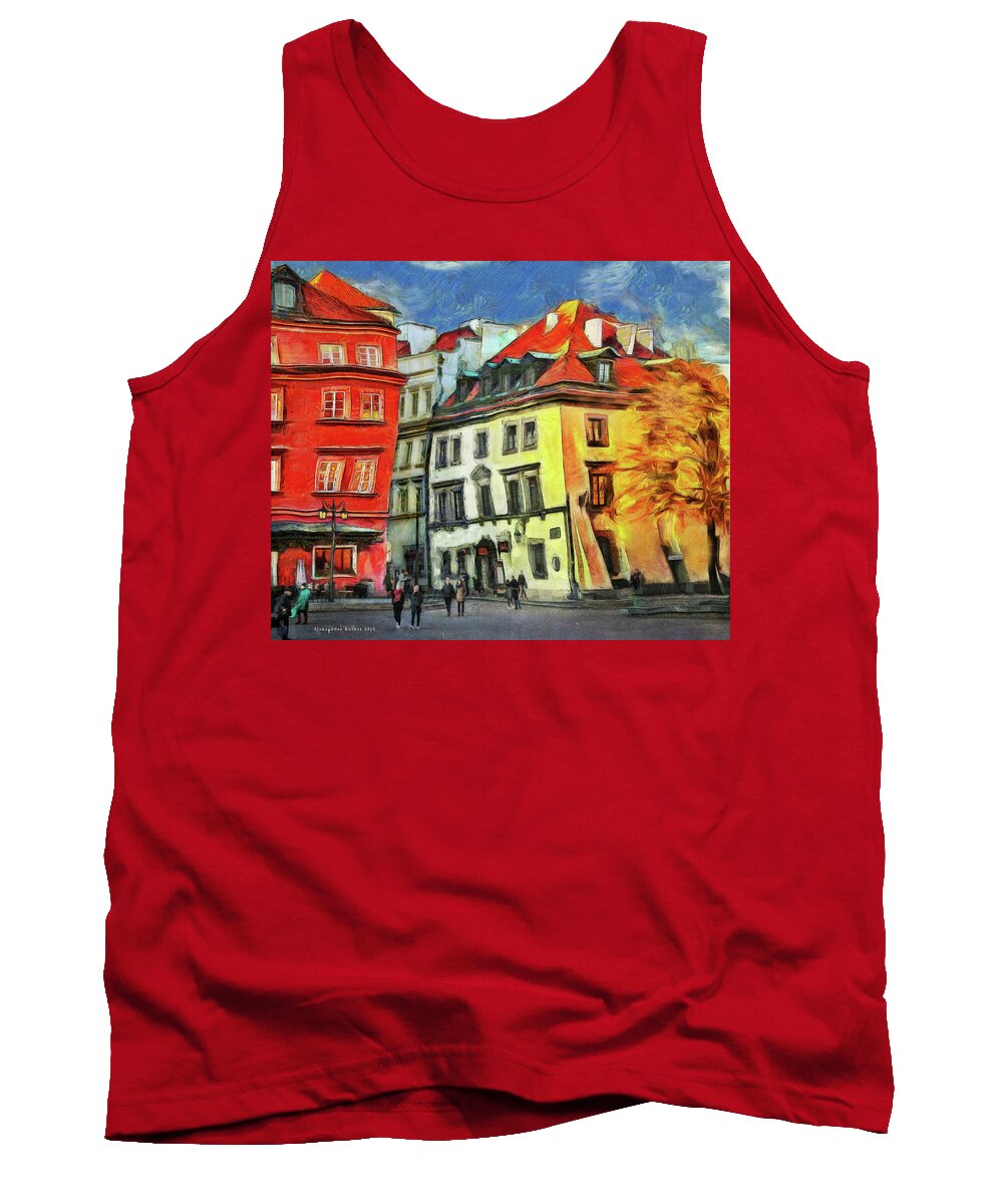  Tank Top featuring the photograph Old Town in Warsaw # 27 by Aleksander Rotner