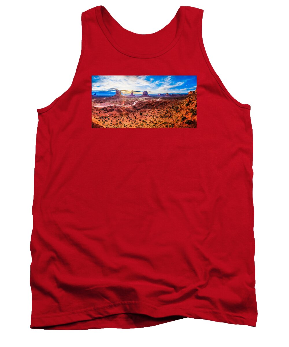 Oljato-monument Valley Tank Top featuring the photograph Oljato-Monument Valley by Britten Adams