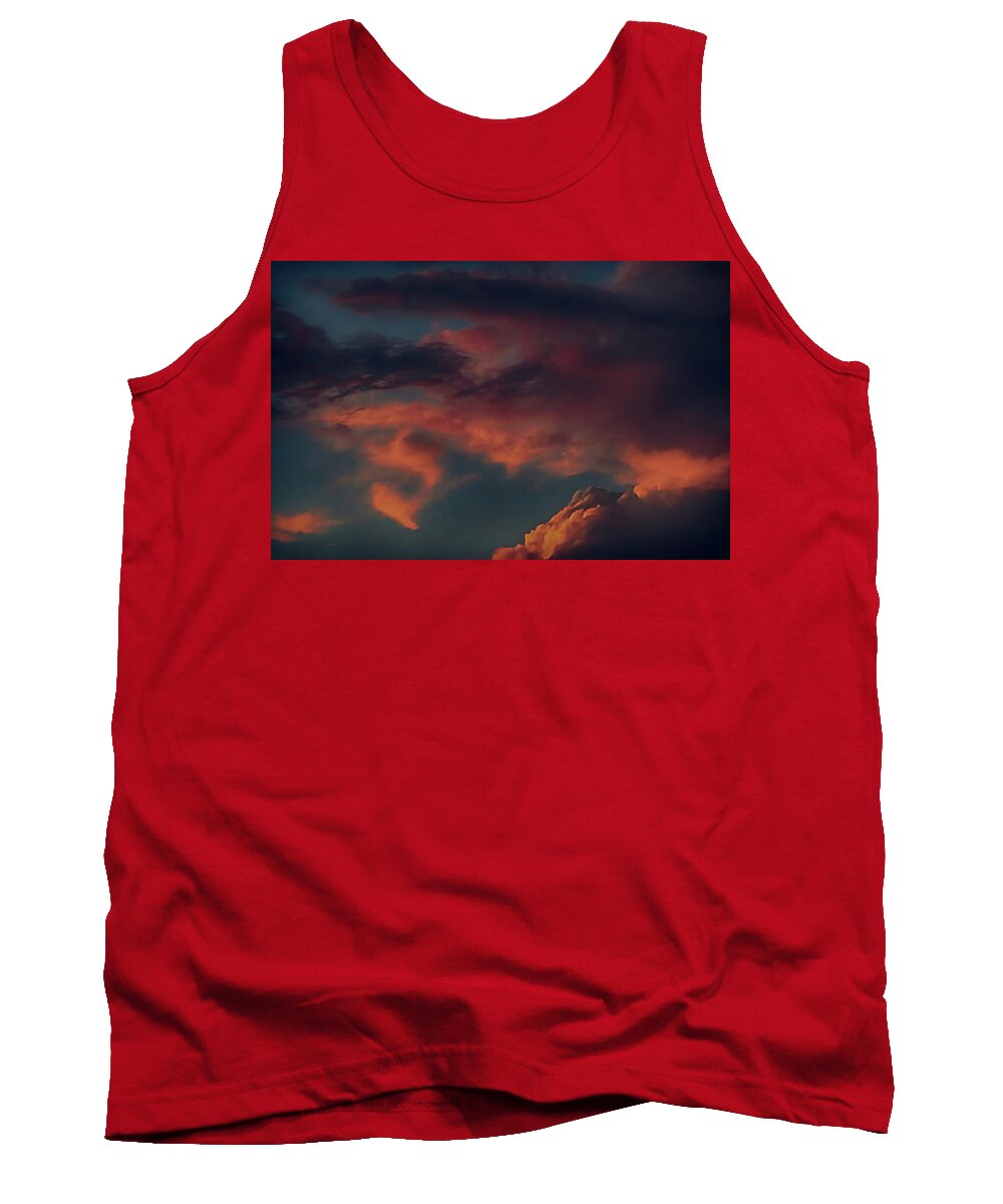 Cloud Tank Top featuring the photograph One Fine Day by Pat Cook
