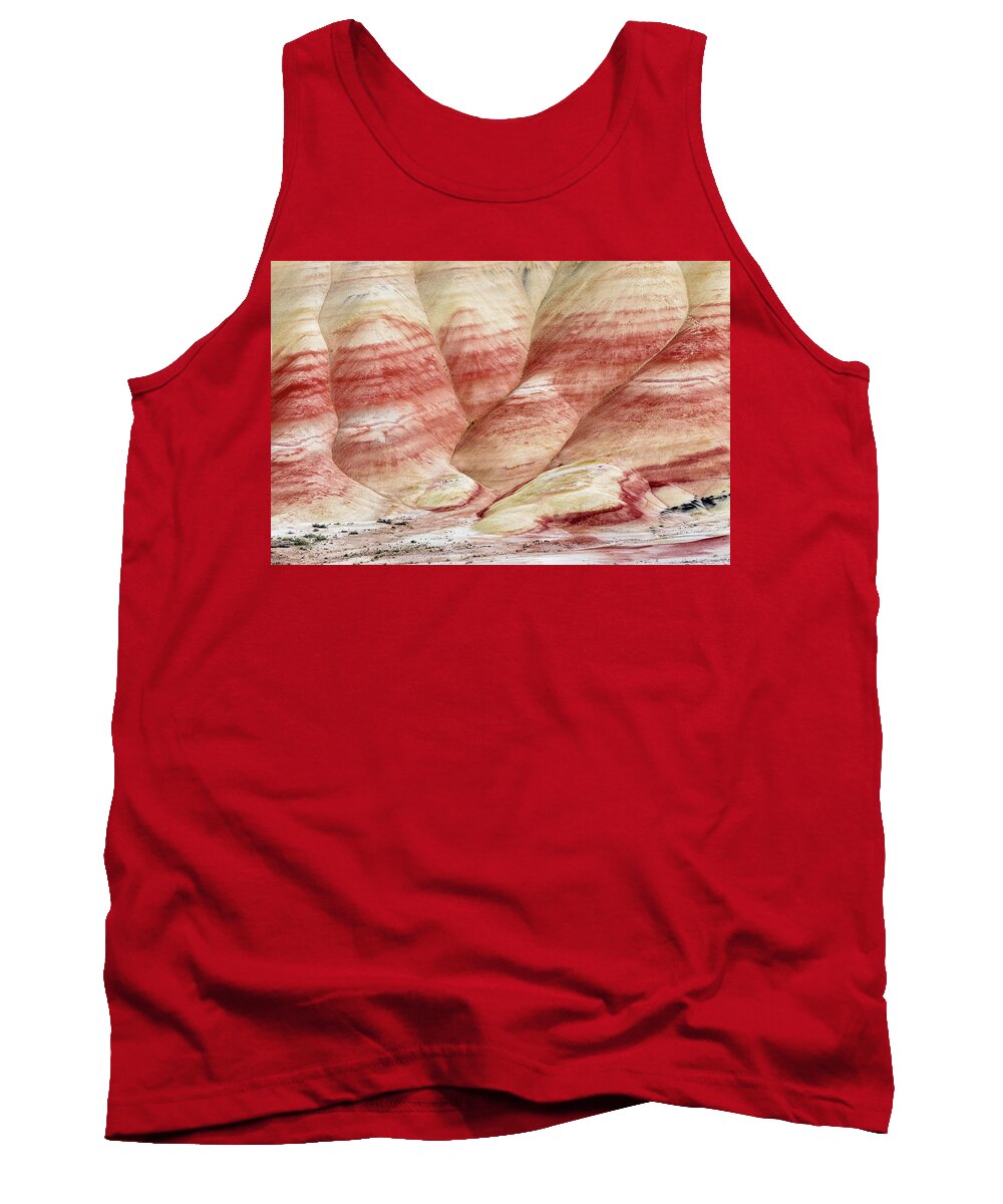 Painted Hills Tank Top featuring the photograph Painted Hill Bumps by Greg Nyquist