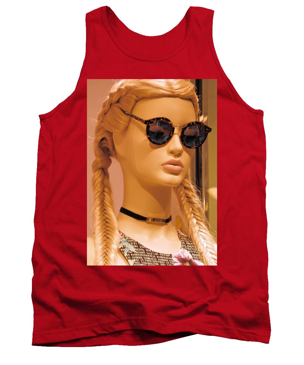Paiute Tank Top featuring the photograph Paiute Style by Barbara Leigh Art