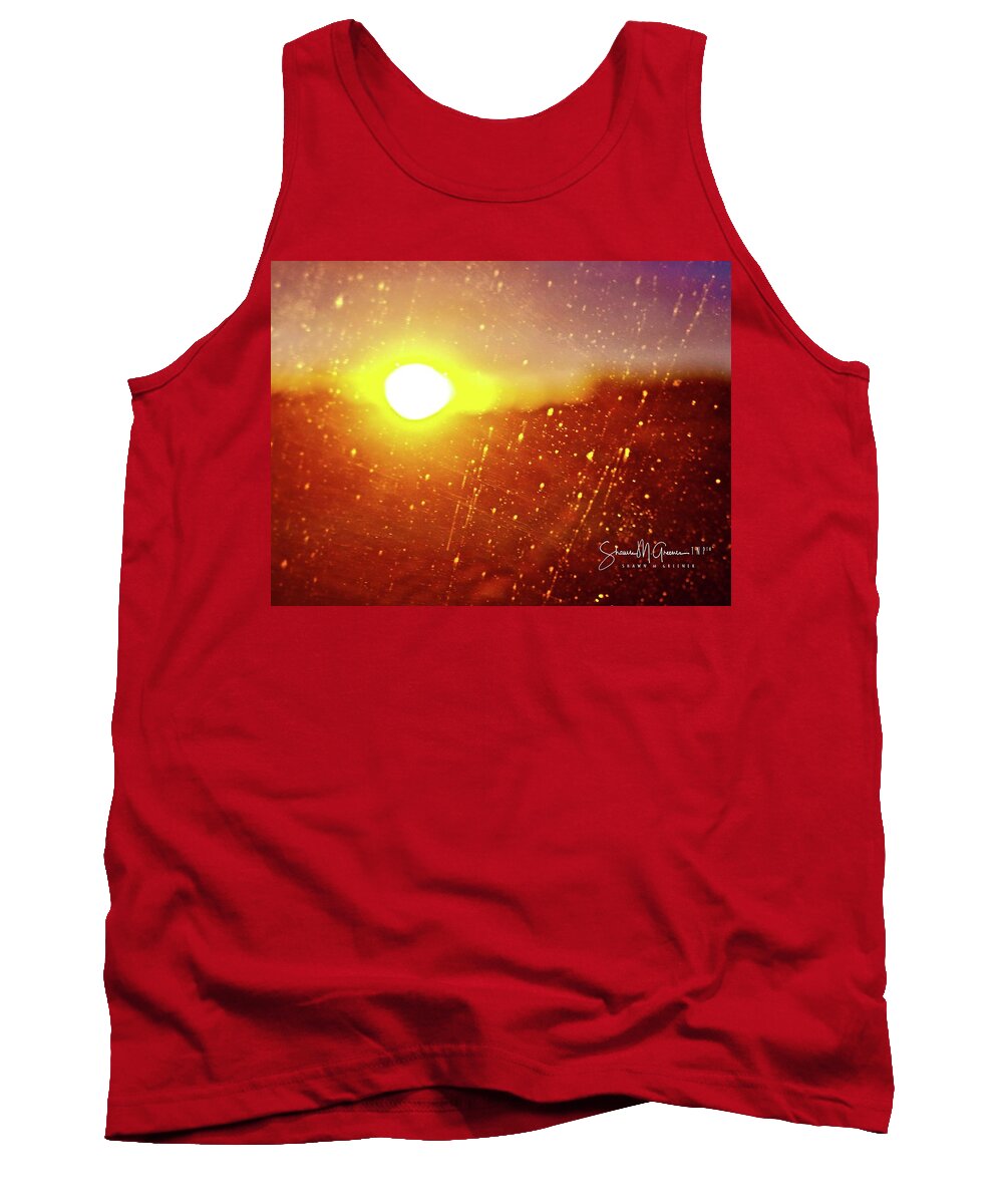 Sunset Tank Top featuring the photograph Perspective by Shawn M Greener