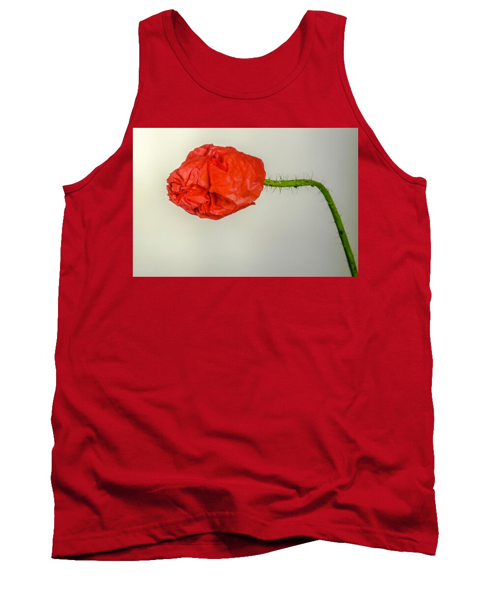Poppies Tank Top featuring the photograph Posing fire red poppy by Wolfgang Stocker