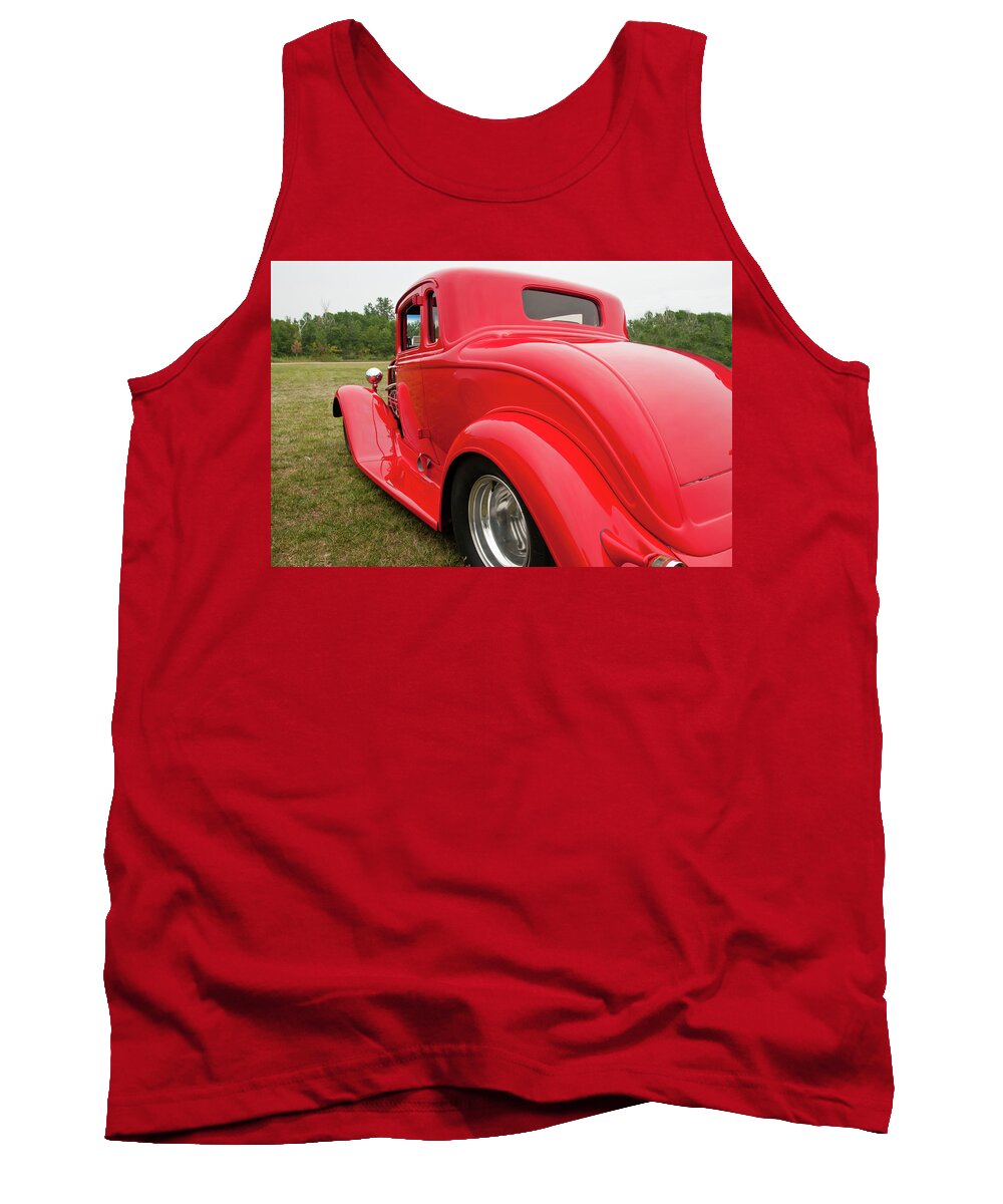 Antique Car Tank Top featuring the photograph Red 1994 by Guy Whiteley