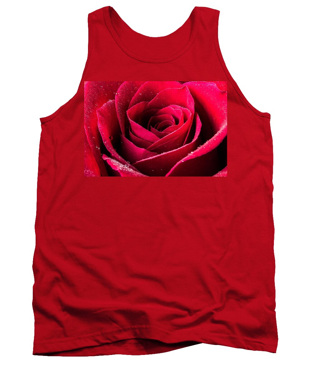 Flower Tank Top featuring the photograph Rose After the Rain by Tammy Ray