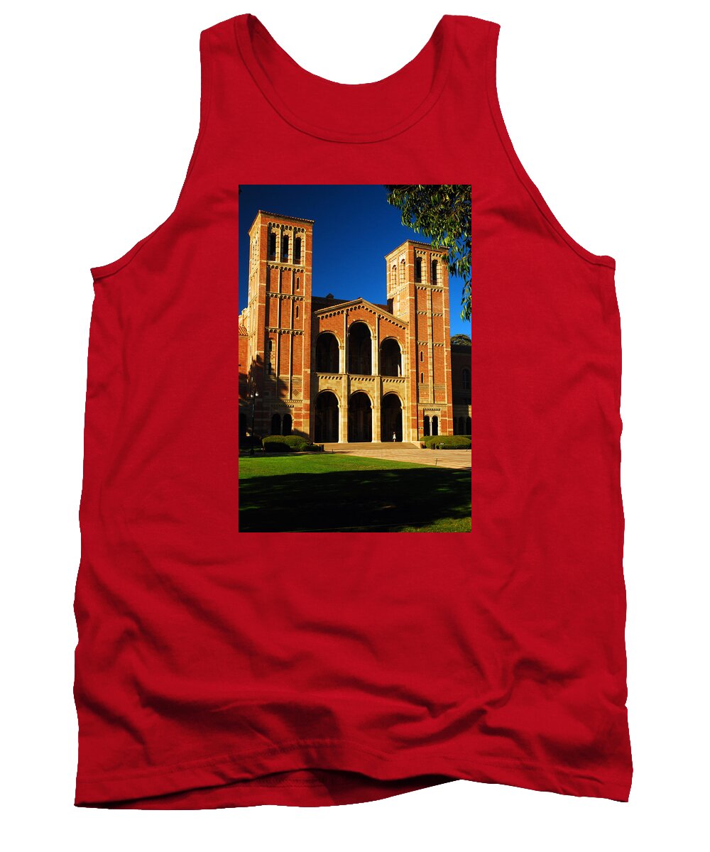 Royce Hall Tank Top featuring the photograph Royce Hall UCLA by James Kirkikis