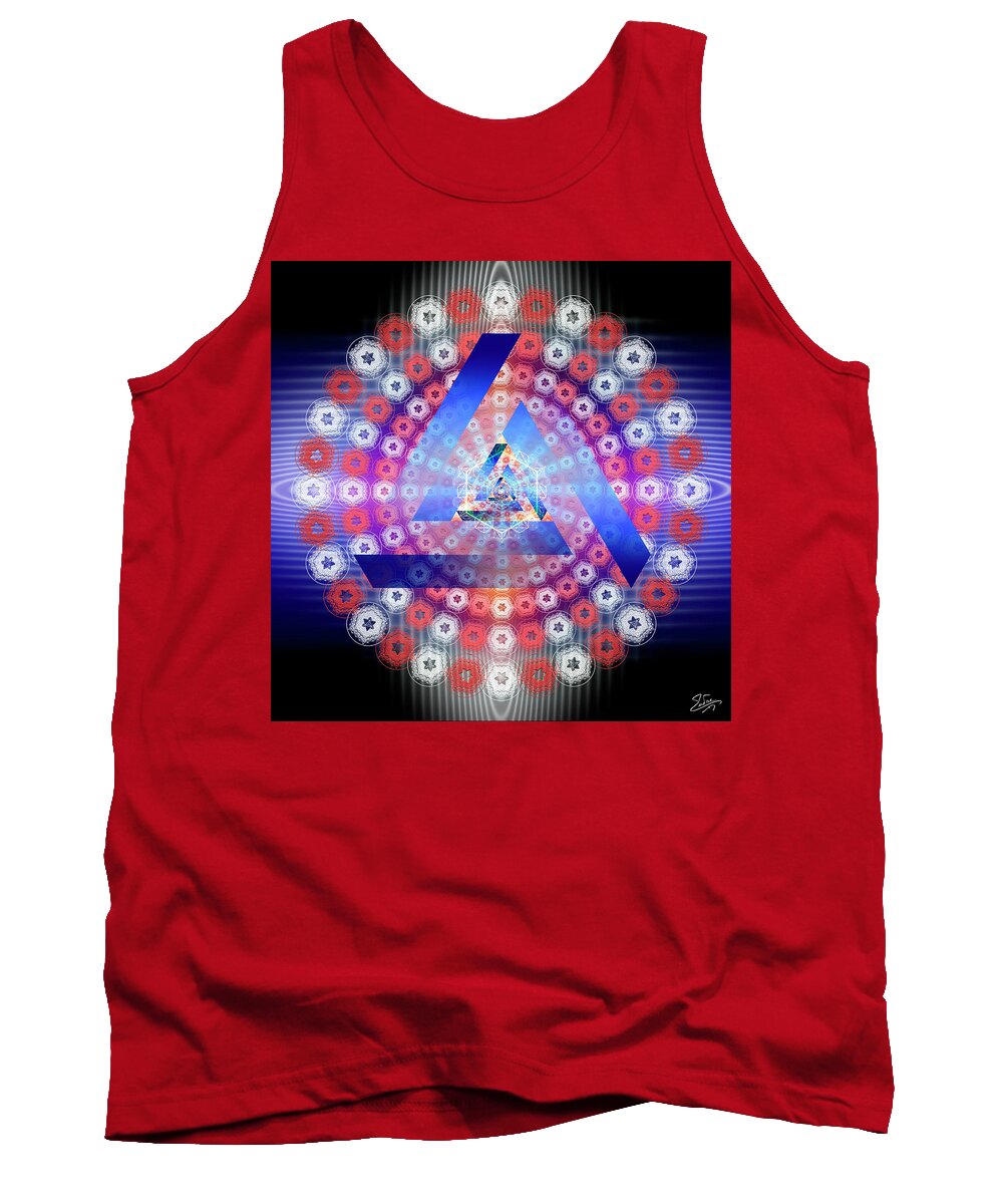 Endre Tank Top featuring the photograph Sacred Geometry 646 by Endre Balogh