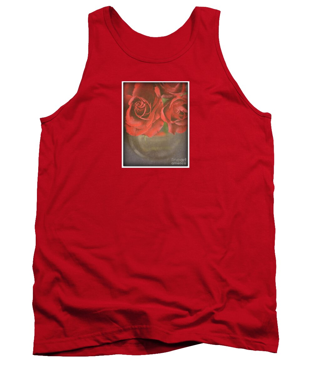 Roses Tank Top featuring the photograph Scarlet Roses by Lyn Randle