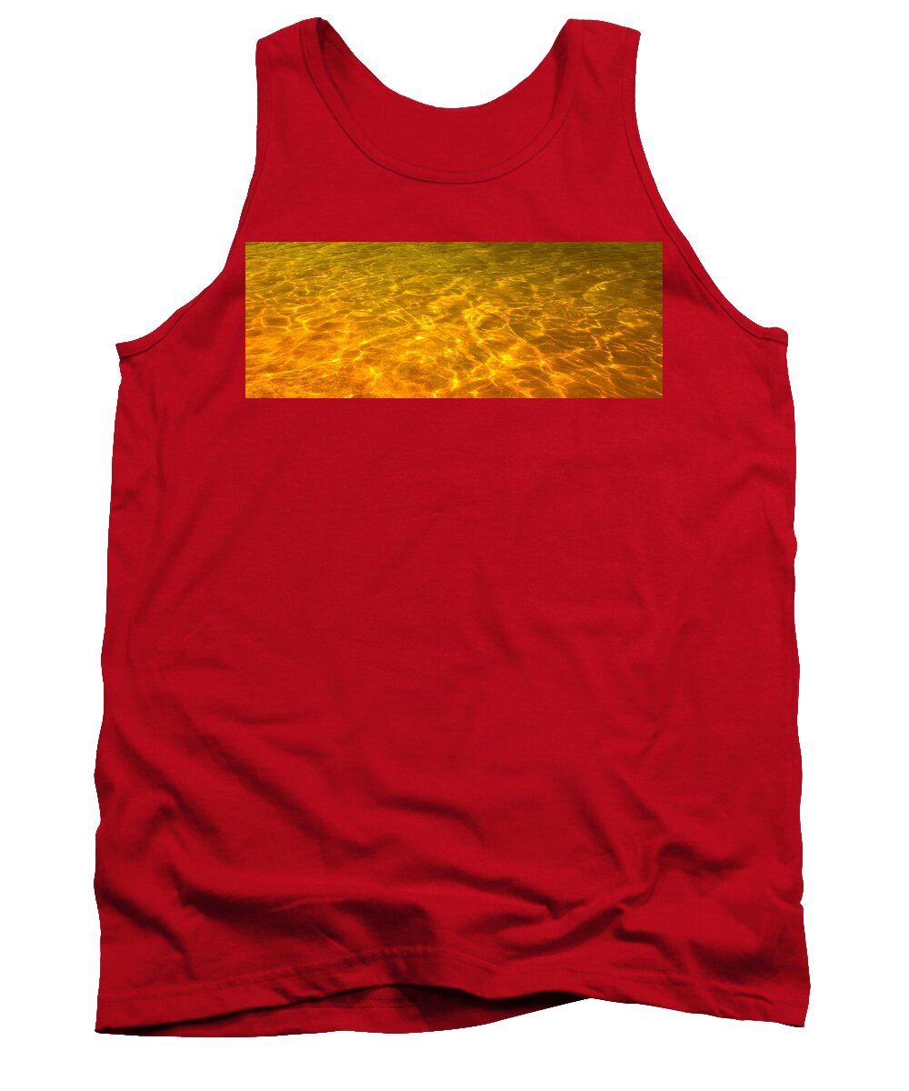 Gold Tank Top featuring the photograph Sea of Gold by Steven Robiner