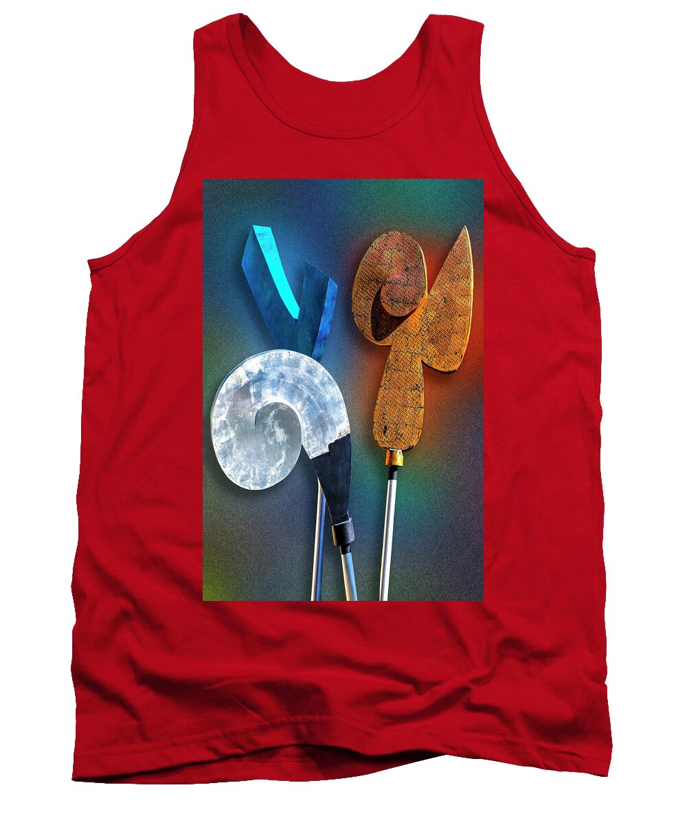Photography Tank Top featuring the photograph Staff Meeting by Paul Wear