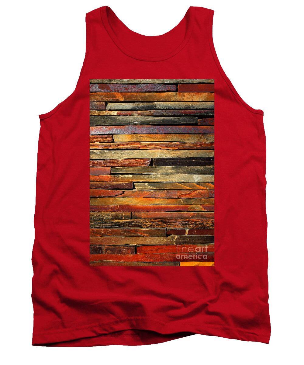 Abstract Tank Top featuring the photograph Stone Blades by Carlos Caetano