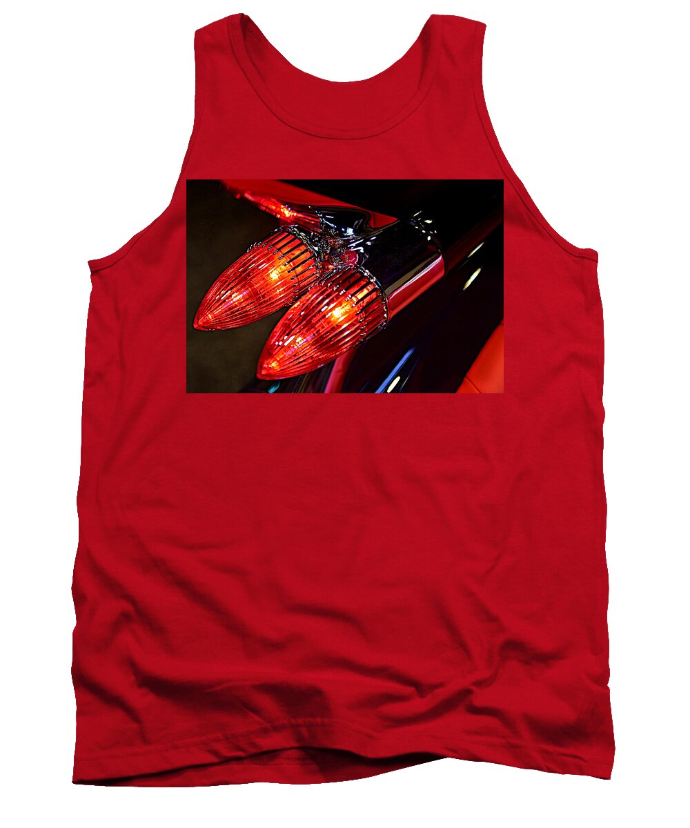 Automobile Tank Top featuring the photograph Stylin' Lights by Richard Gehlbach