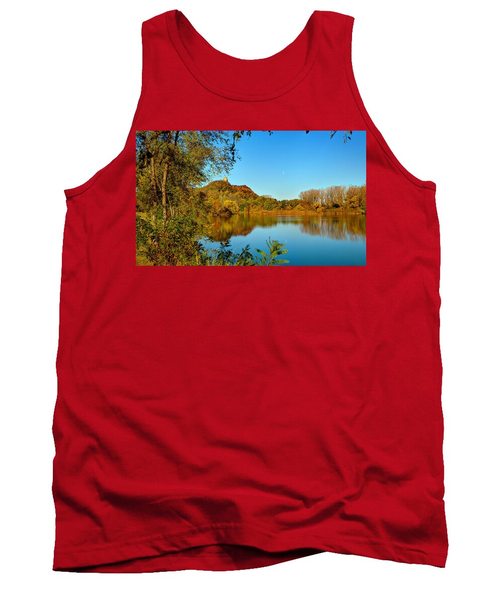 Sugarloaf Tank Top featuring the photograph Sugarloaf - Autumn by Al Mueller