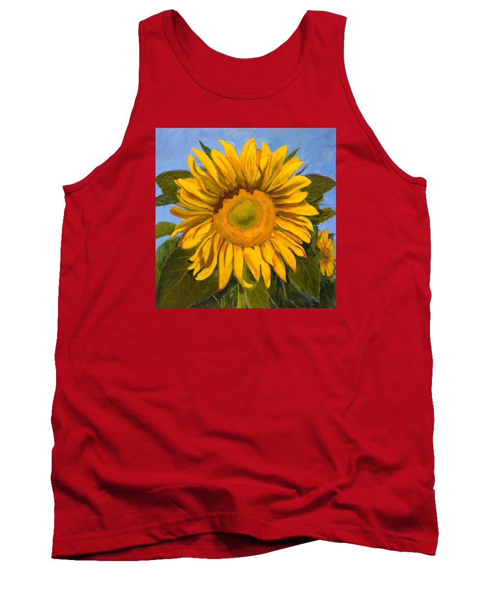Summer Tank Top featuring the painting Summer Joy by Billie Colson