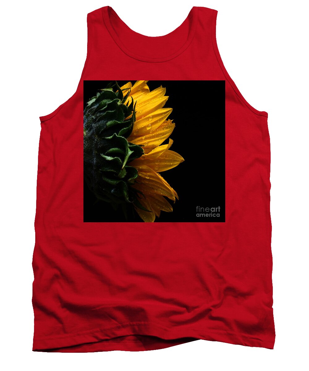 Adrian-deleon Tank Top featuring the photograph SunFlower Series III by Adrian De Leon Art and Photography