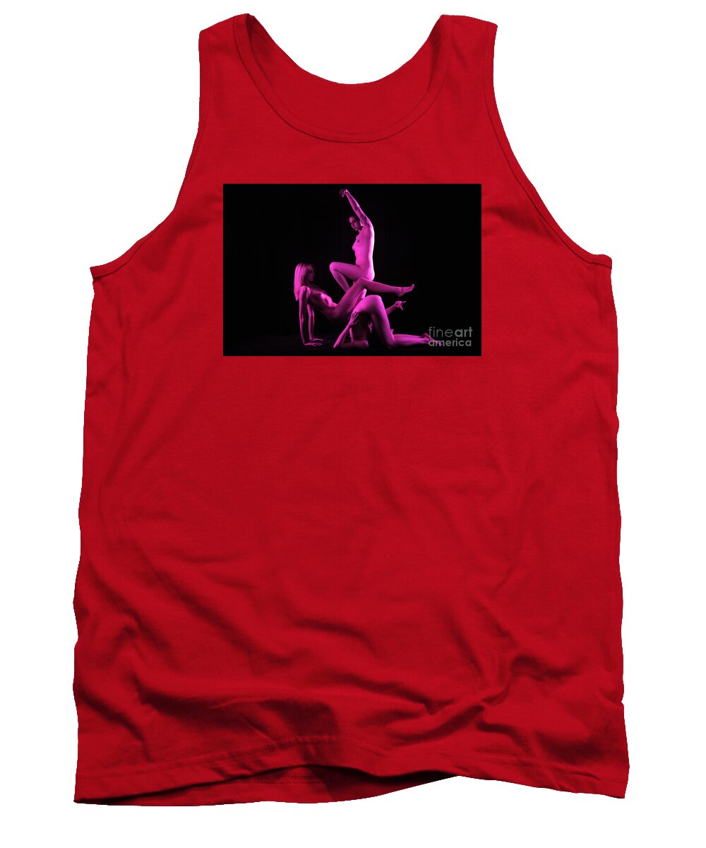 Magenta Tank Top featuring the photograph Synergy by Robert WK Clark