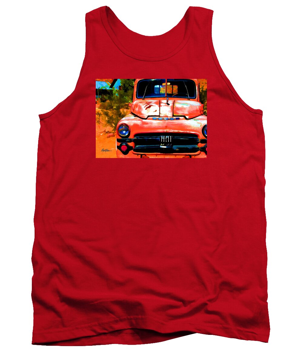 Tachatticup Tank Top featuring the photograph Techatticup Mine Ghost Town NV by Marti Green
