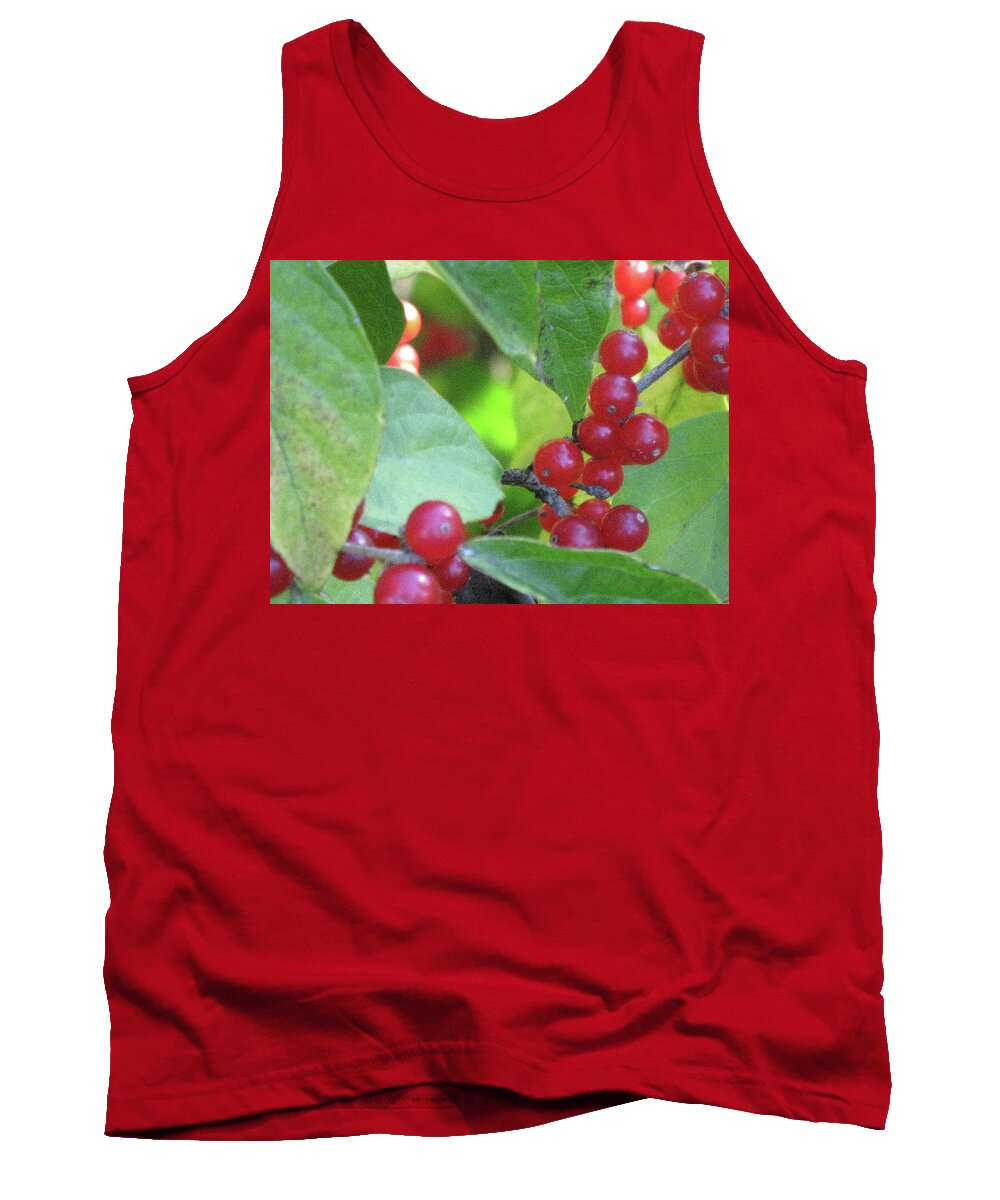 Berries Tank Top featuring the photograph Textured Berries by Michele Wilson