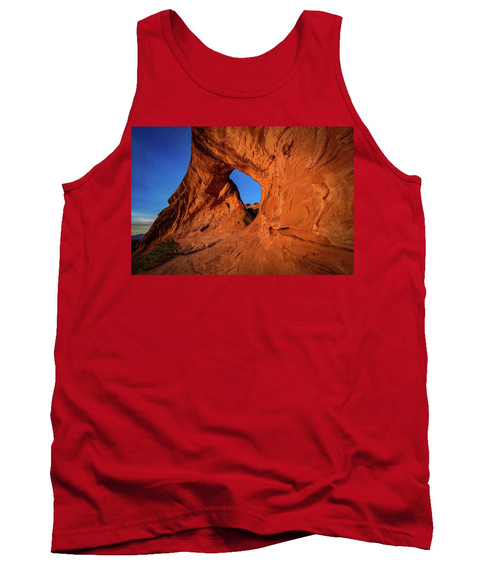 Amazing Tank Top featuring the photograph The Glow by Edgars Erglis