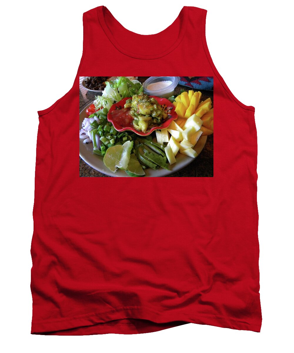 The Perfect Taco Tank Top featuring the photograph The Perfect Taco by Sian Lindemann