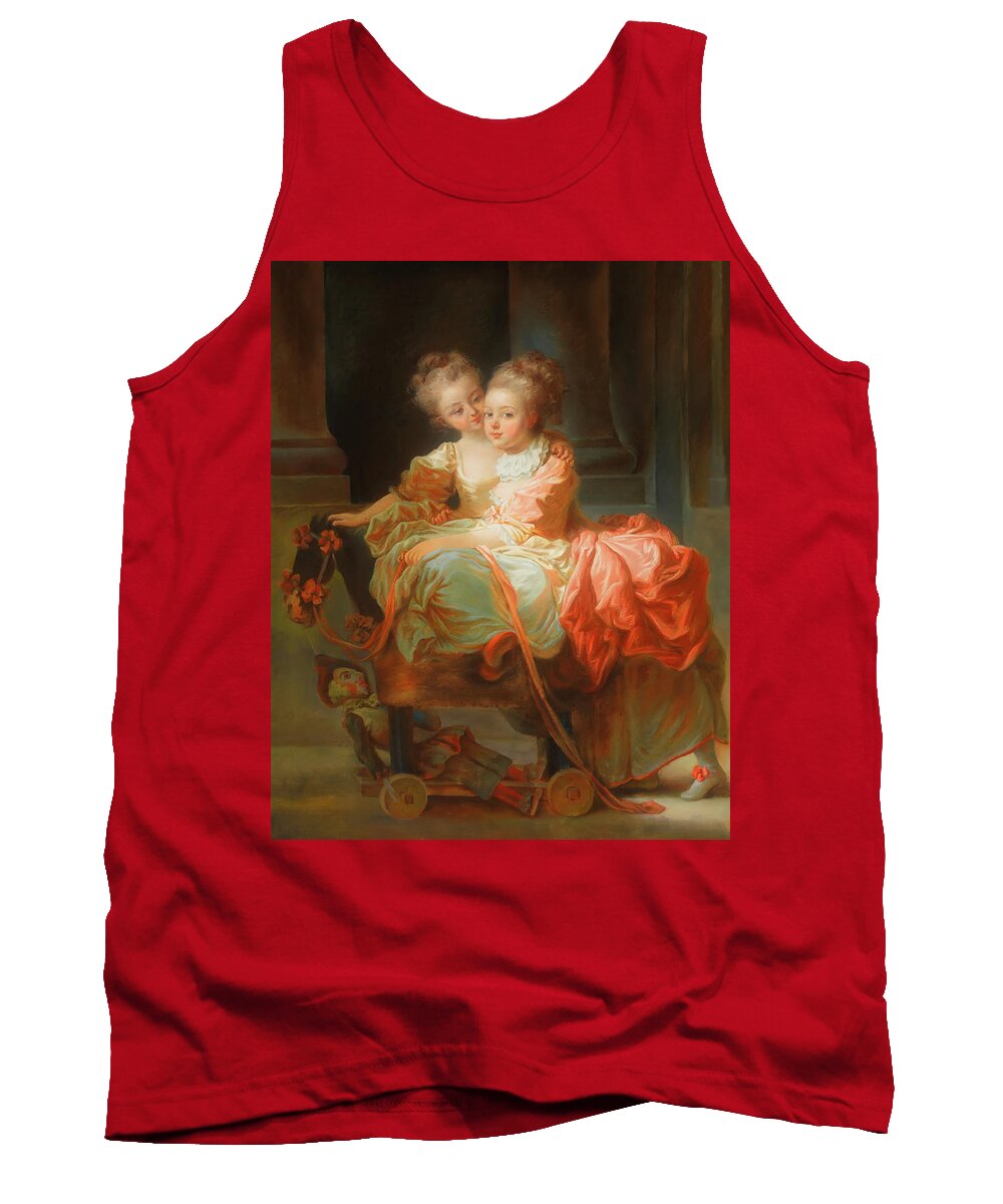 Painting Tank Top featuring the painting The Two Sisters                  by Mountain Dreams