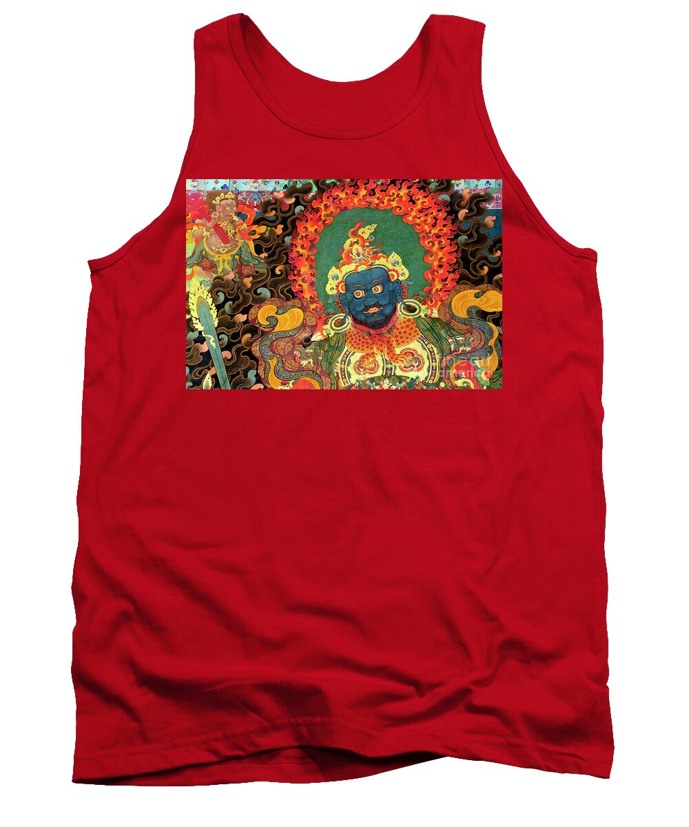 Monastery Tank Top featuring the photograph Tibet_163-7 by Craig Lovell