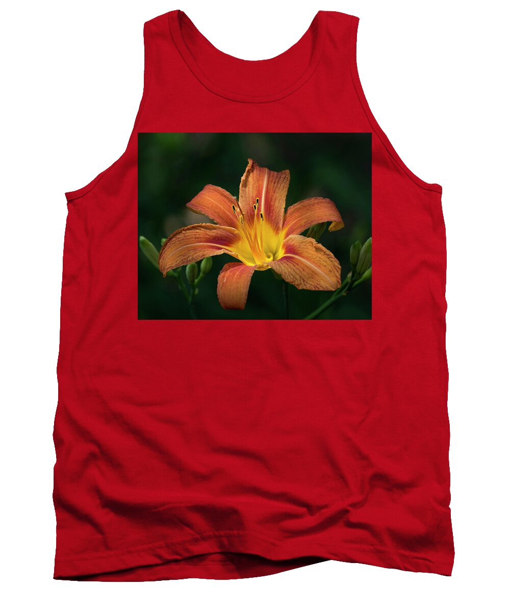 Fauna Tank Top featuring the photograph Tiger Lily II by Richard Macquade
