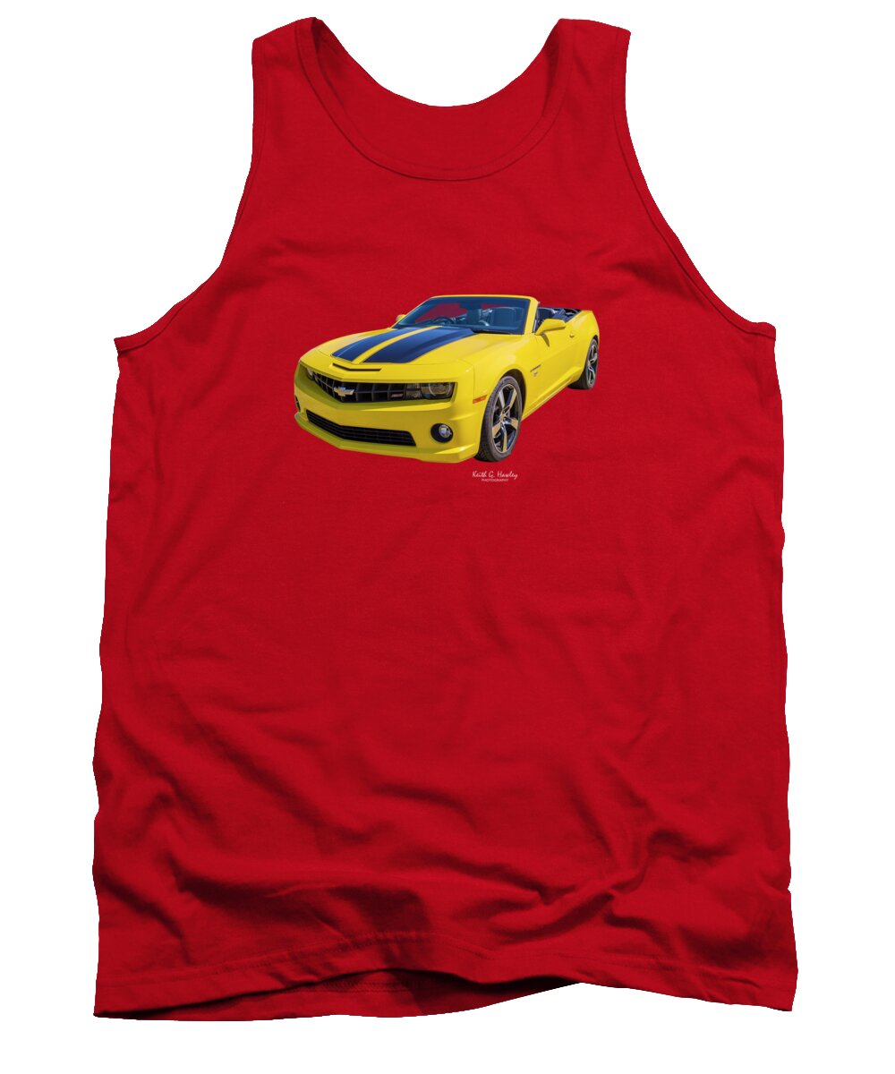 Chev Tank Top featuring the photograph Top Down Beauty by Keith Hawley