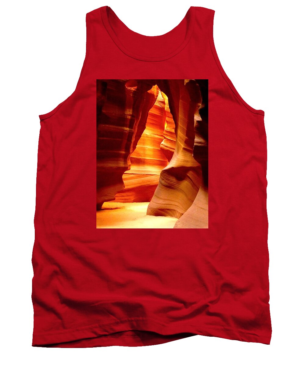 Canyon Tank Top featuring the photograph Upper Antelope Canyon IV by Barbara Zahno