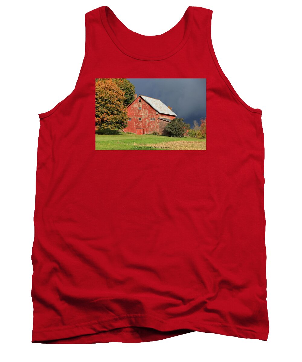 Nature Tank Top featuring the photograph Vermont Farm by Becca Wilcox