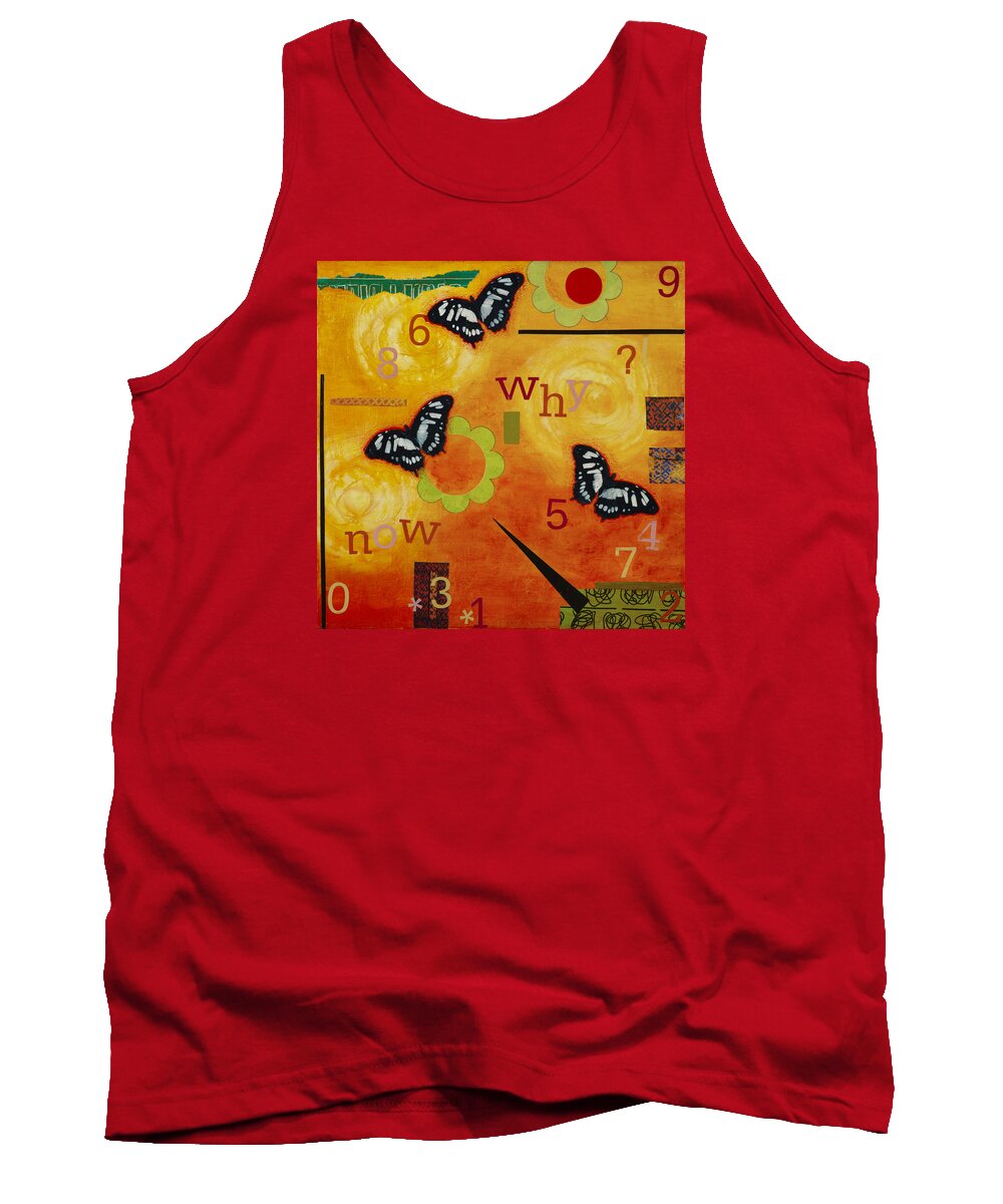 Meditation Tank Top featuring the mixed media Why by Gloria Rothrock