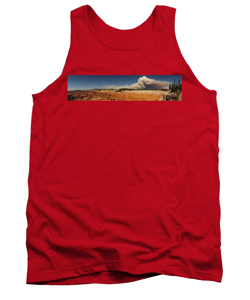 Utah Tank Top featuring the photograph Wildfire Cedar Breaks National Monument Utah by Lawrence S Richardson Jr